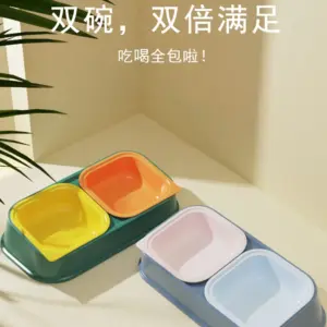 Q Bubble Double Pet Bowl
