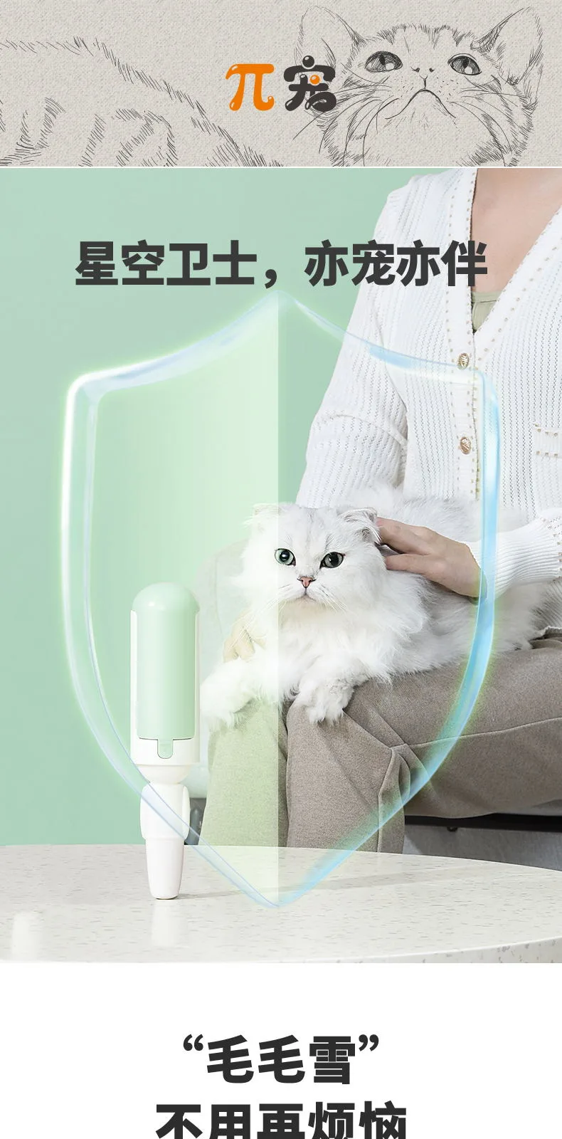 Starry Pet Hair Remover – product details 1