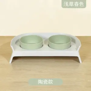 Mealtime Double Pet Bowl by PAKEWAY – product view 1
